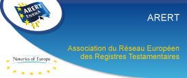 ARERT Association du Réseau Européen des Registres Testamentaires